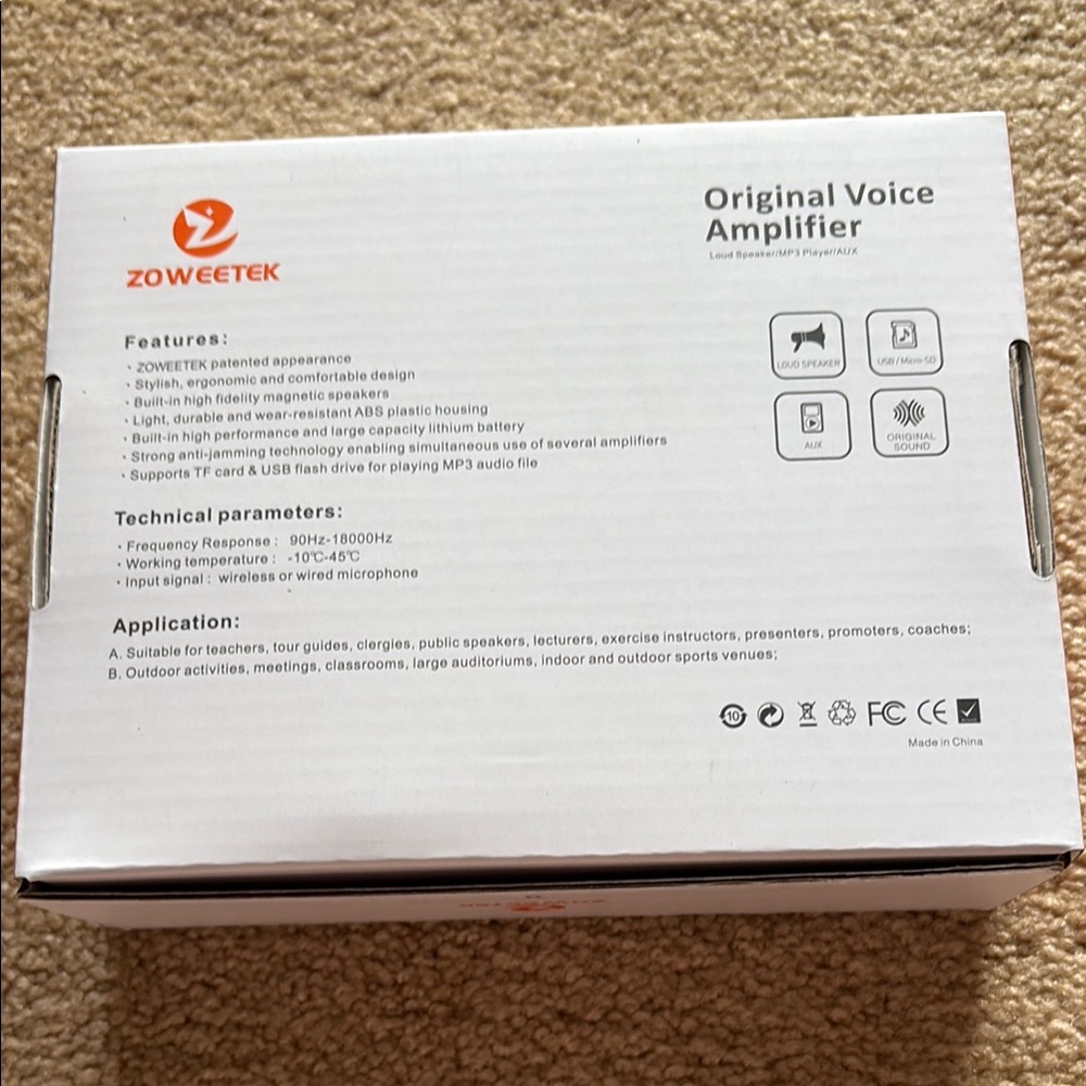 Voice Amplifier Zoweetek Original - Picture 4 of 4